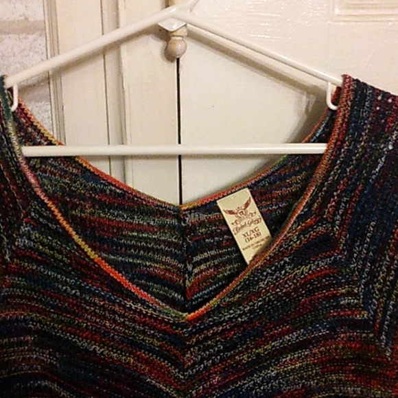 Faded Glory women's size XL 16/18 multicolored blouse (J3) - Picture 2 of 4